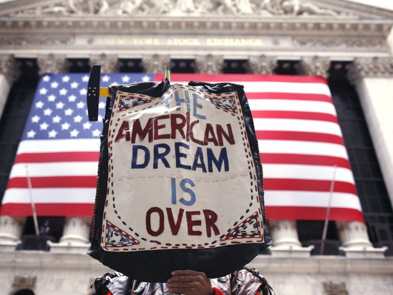 The end of the American Dream — Class struggle on the agenda