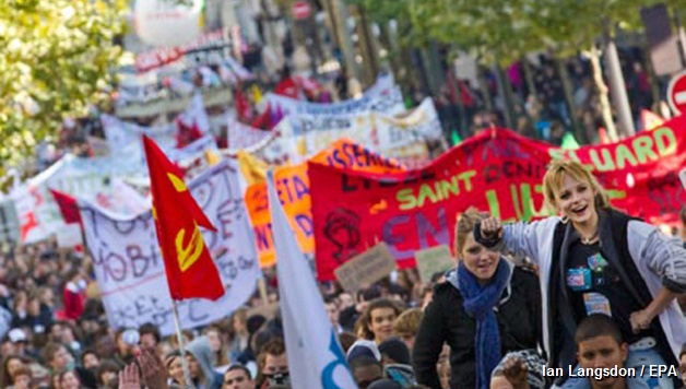 Mass Protests Sweep France — 2 Million on the Streets to Defend Pensions