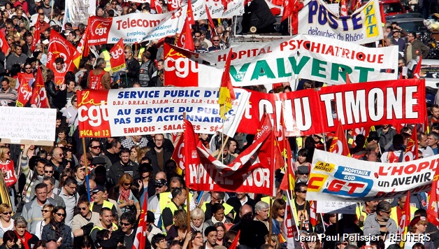 Struggle Against Sarkozy’s “Reforms” Escalates -— Workers and Youth Challenge Cuts Through Mass Strikes and Protests