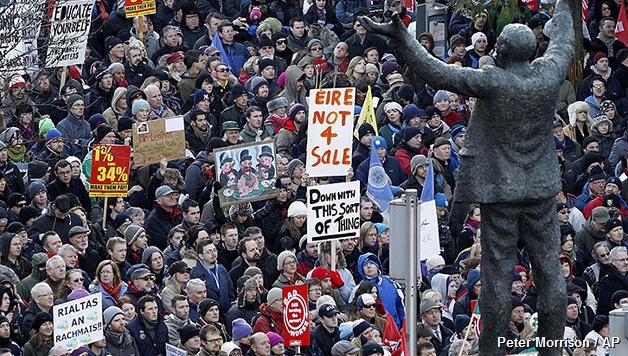 Ireland: Huge Dublin Demonstration Protests IMF/EU-Backed Austerity Cuts — Workers Militant Action NeededFor a 24-Hour General Strike!