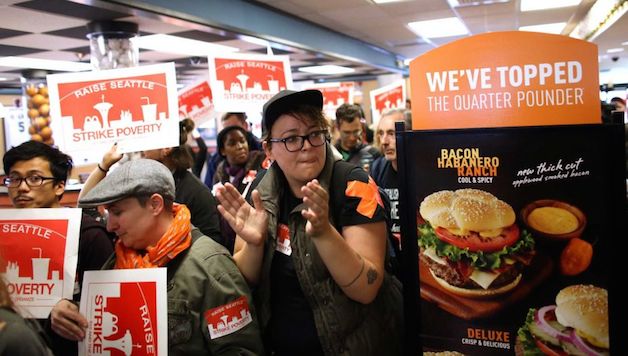 Fighting Poverty Pay: Fast-Food Strikes Spread to Seven Cities