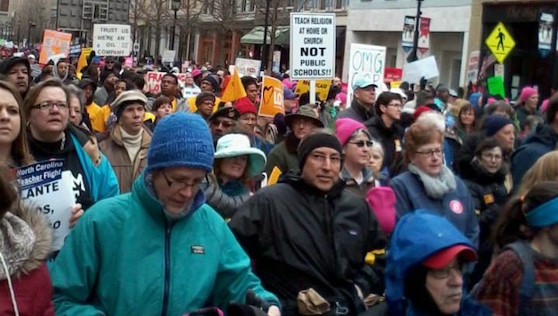 Report from Socialist Alternative at the “Moral March” in North Carolina