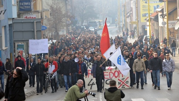 Protest in Tuzla