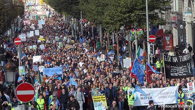 Struggle Against Water Charges in Ireland Intensifies