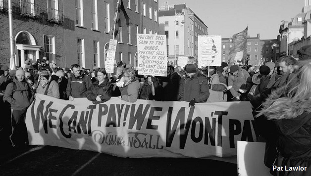 Mass Water Charges Protest in Ireland on December 10th