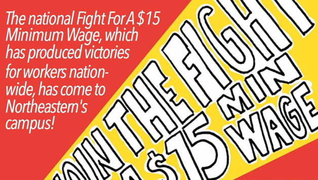 Northeastern Students Campaign for Country’s First Campus-Wide $15
