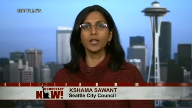Watch Kshama Sawant on Democracy Now