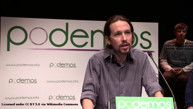 Pablo Iglesias Turrión during a Podemos Presentation, January 16, 2014, Madrid, Spain