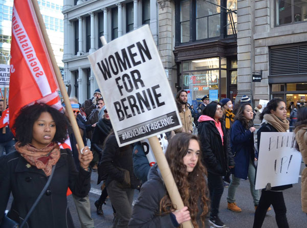 #Movement4Bernie in New York Points a Way Forward – Women Lead Second March For Bernie