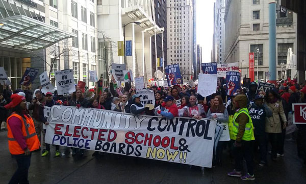 Chicago Teachers’ Day of Action a Smashing Success