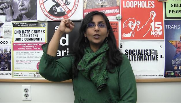 Kshama Sawant – solidaridad con profesores del CNTE en Mexico