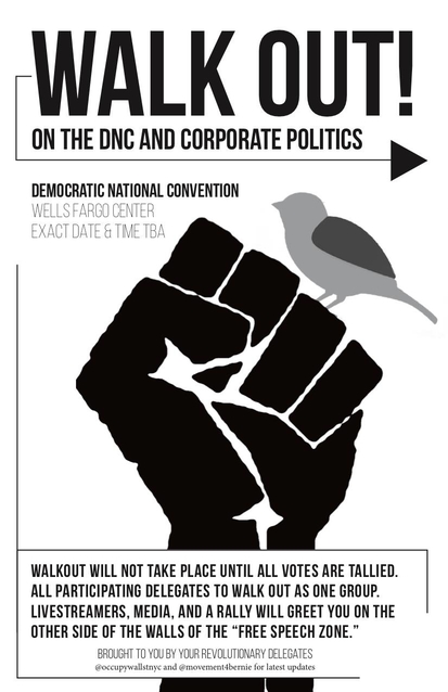 A Call to Action: Walk Out from the Democratic National Convention!