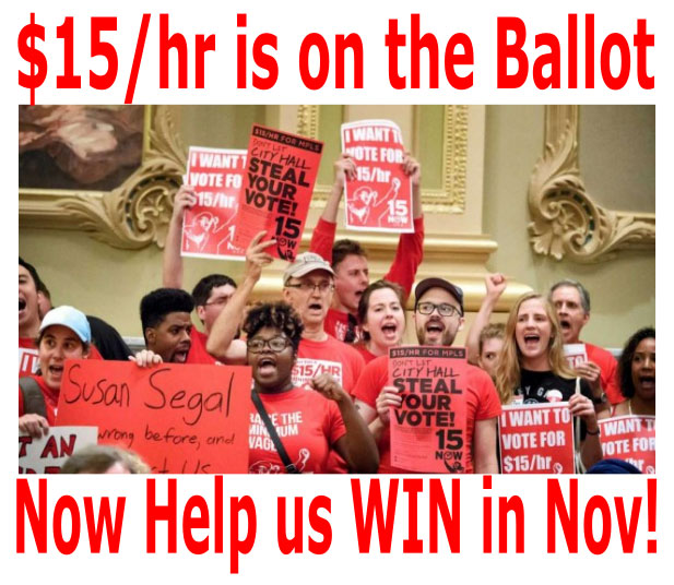 We Won: $15 Is On the Ballot in Minneapolis – Now Let’s Win in November!
