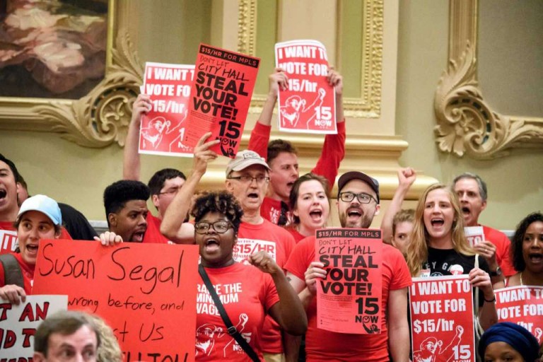 Vote Theft is Wage Theft! Minneapolis City Council Blocks $15