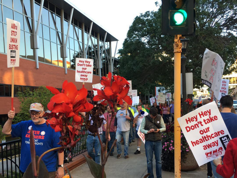 Nurses Strike in the Twin Cities! Allina Union Busting Provokes an Open-Ended Strike
