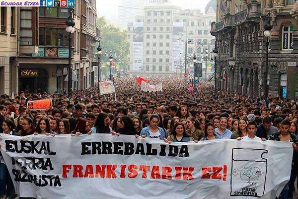 Massive Student Strike in Spain