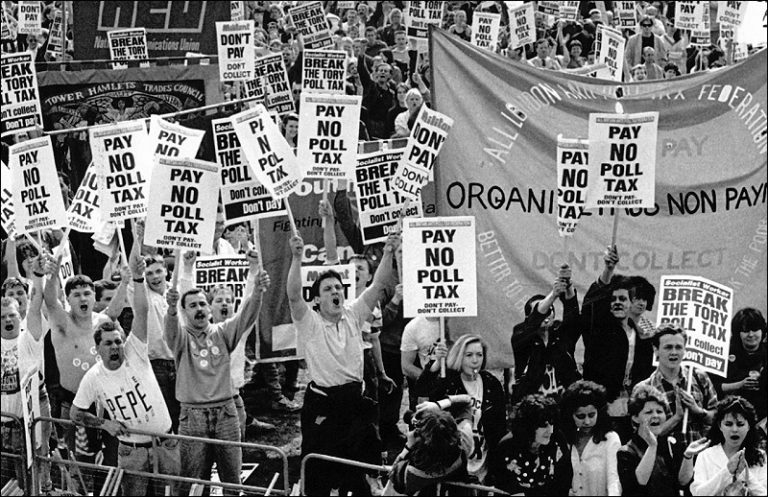 How Socialists and the Poll Tax Movement Drove Thatcher Out of Office