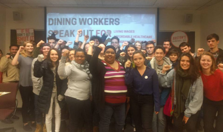 Food Service Workers Fight for a Living Wage – Building a Student-Worker Movement at Northeastern