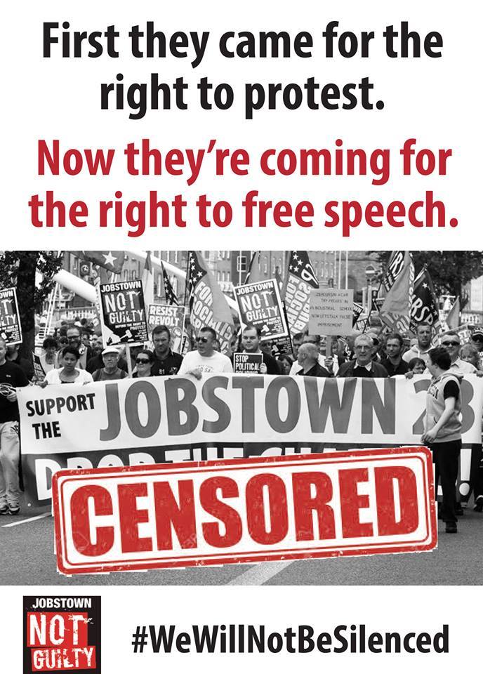Ireland South: Jobstown Defendants Face Imprisonment for Defending Right to Protest and Free Speech