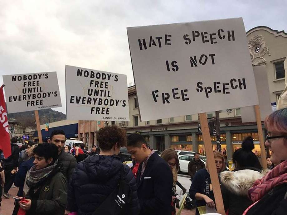 Berkeley anti Milo demo