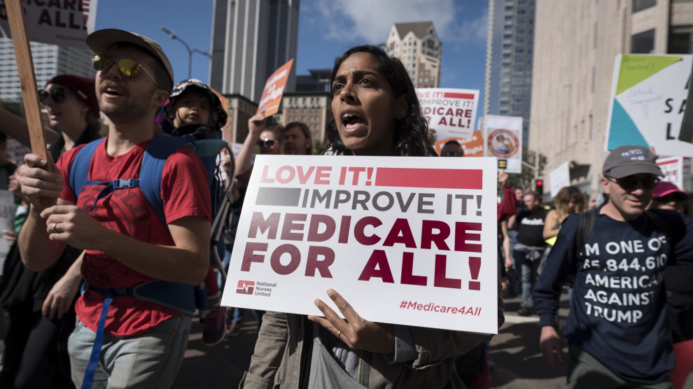 Medicare for All Rally in Los Angeles
