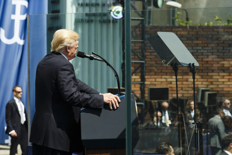 Trump ‘Not Welcome’ in Poland, Greeted By Protests