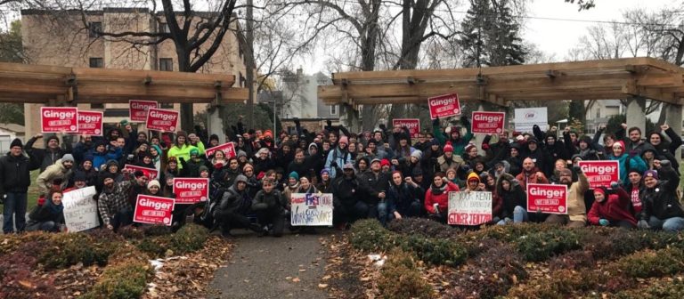 Historic Vote for Ginger Jentzen Campaign in Minneapolis