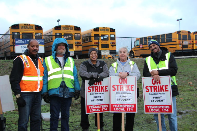Solidarity With Striking Seattle School Bus Drivers
