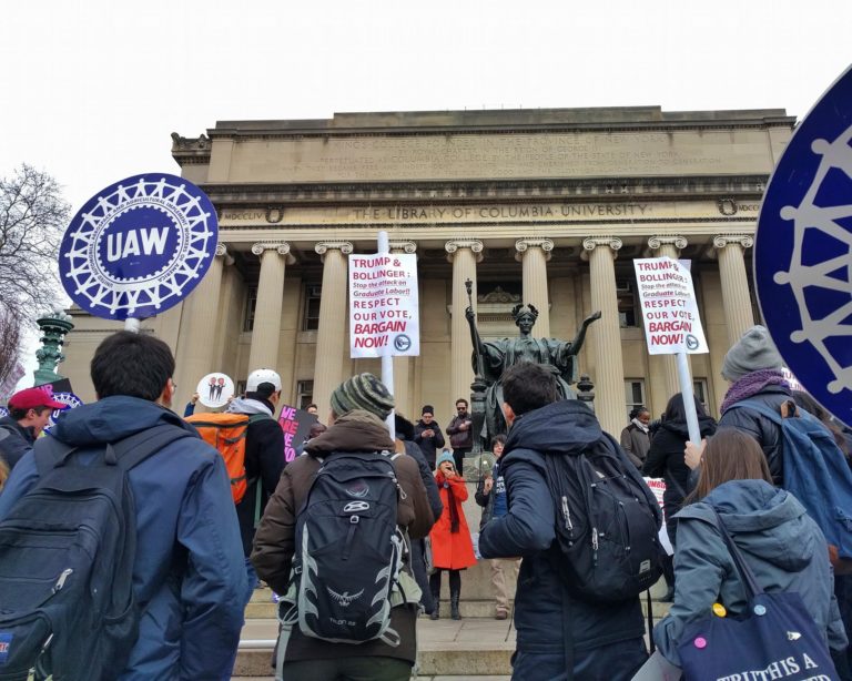 The Graduate Students Struggle to Unionize at Columbia University