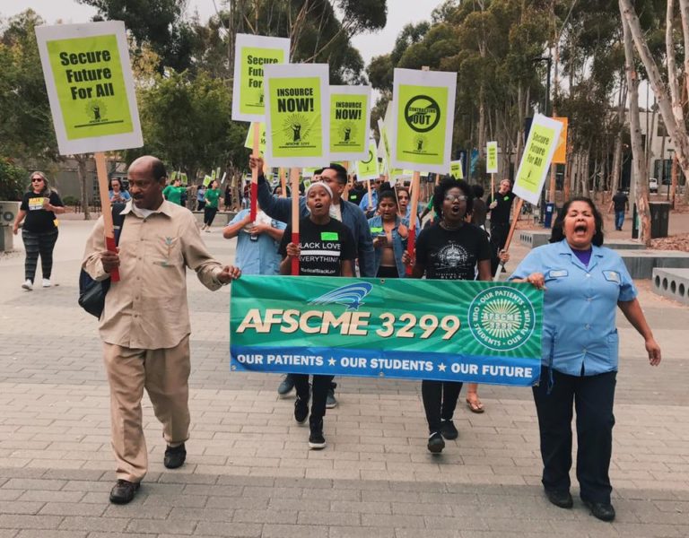 University of California Union Pickets Met with Police Brutality