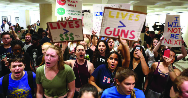 Student Revolt Shakes America – Struggle Puts NRA on the Run