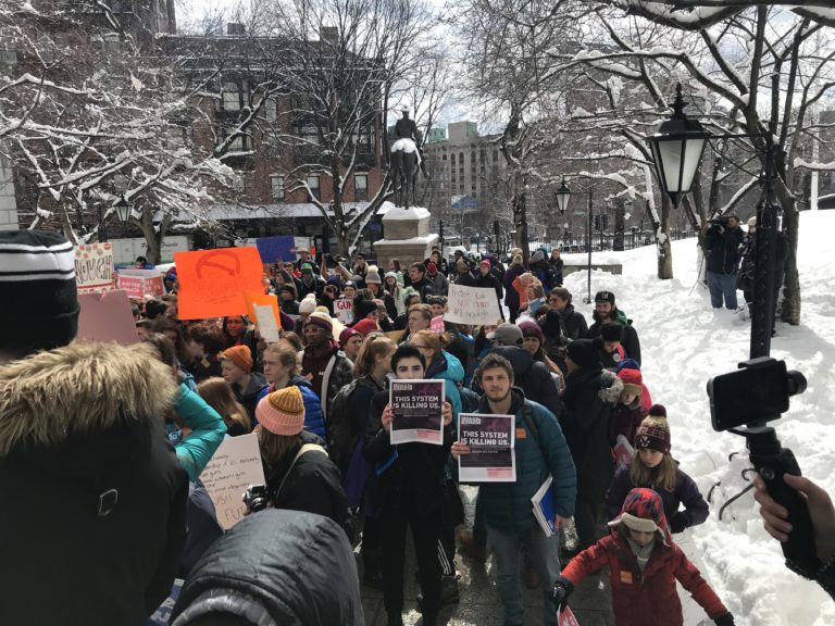 On the Ground at the #Enough Student Walkouts