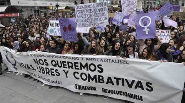 Spain, International Women’s Day: Millions on the Streets Against Sexism and Capitalist Oppression