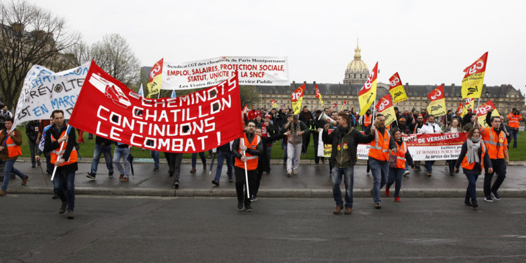French Rail Strikes Against Macron