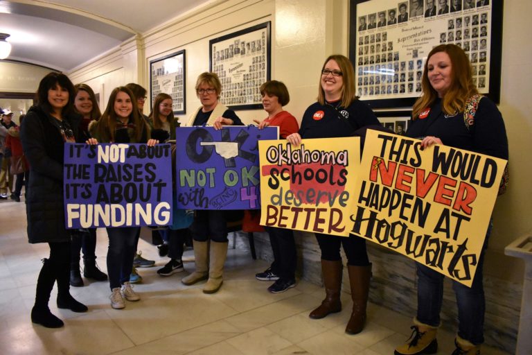 Oklahoma Teachers Struggle Enters Second Week