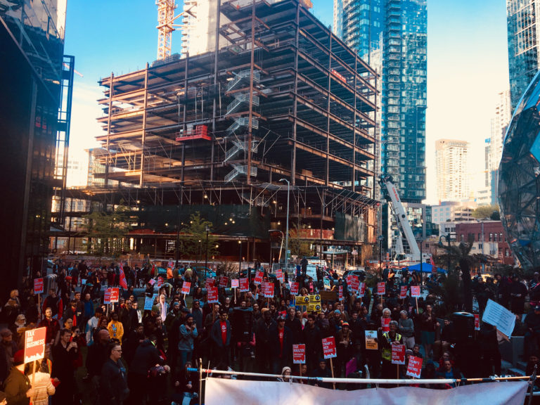 Tax Amazon! Affordable Housing Alliance and Socialist Alternative Bring Housing Fight to Tech Giant’s Doorstep