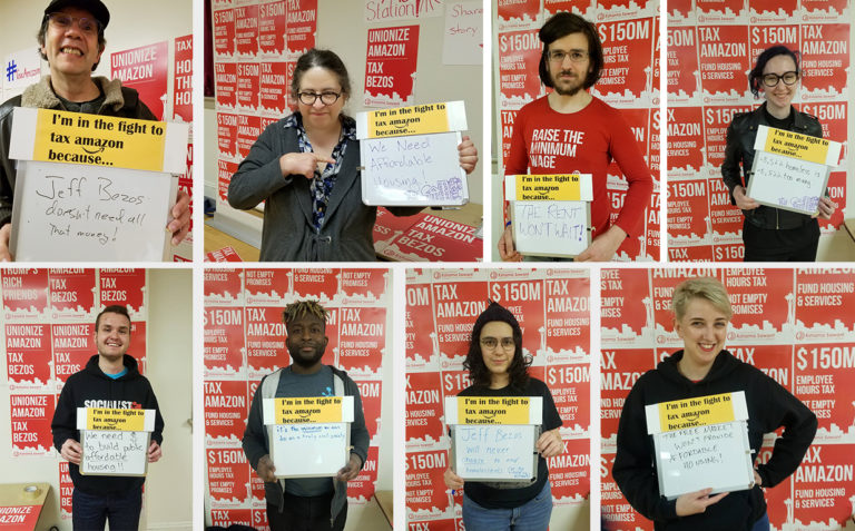 Tax Amazon Town Hall – Seattle Movement for Affordable Housing Grows