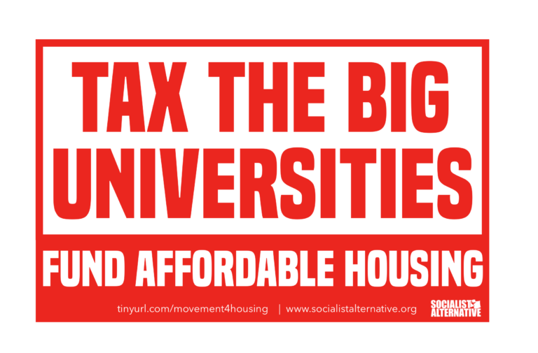 Boston: Tax the Big Universities – Fund Affordable Housing