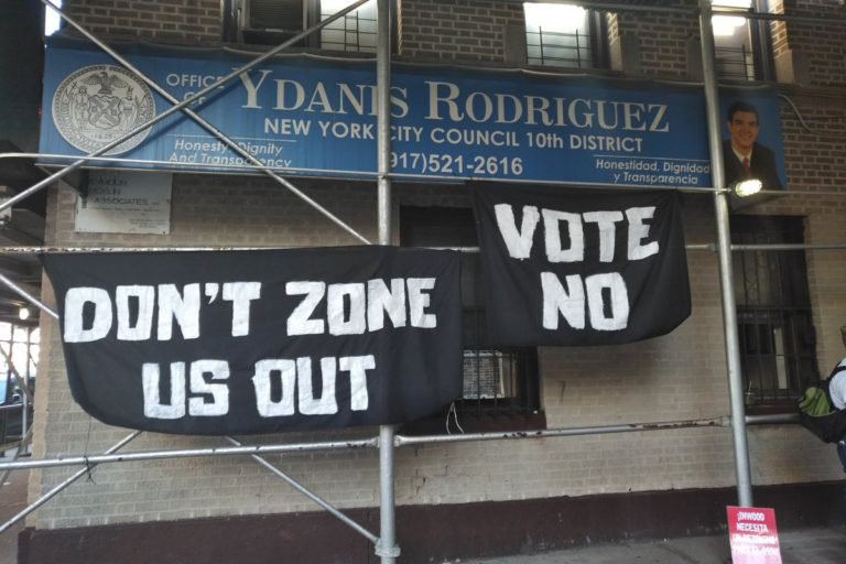 Occupy Inwood Resists Pro-Developer Rezoning Plan