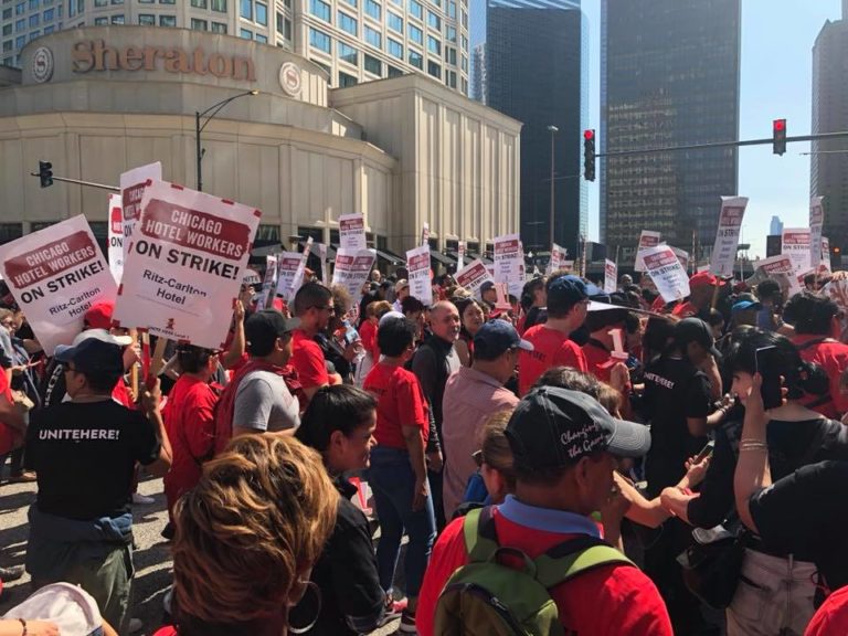 Chicago Hotel Strike Closes Out Second Week