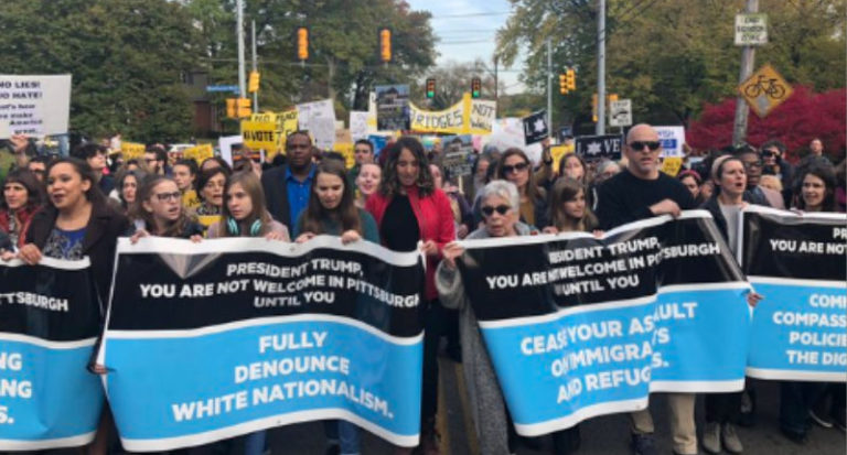 Pittsburgh Stands with Tree of Life: Unite to Fight Anti-Semitism and the Far Right