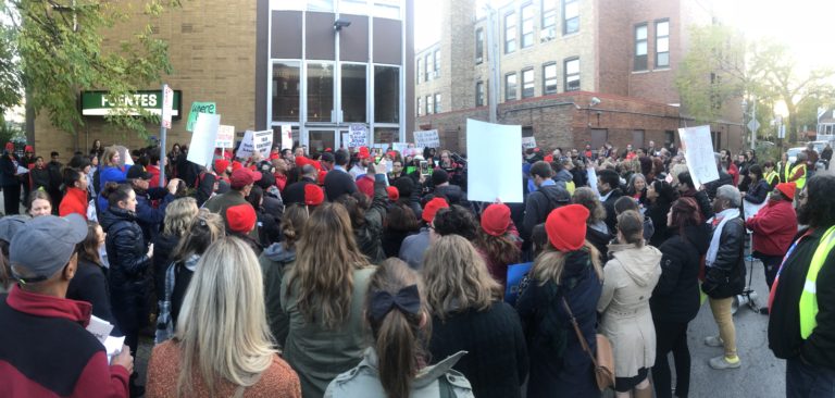 Chicago Charter School Teachers Join the #RedforEd Movement!