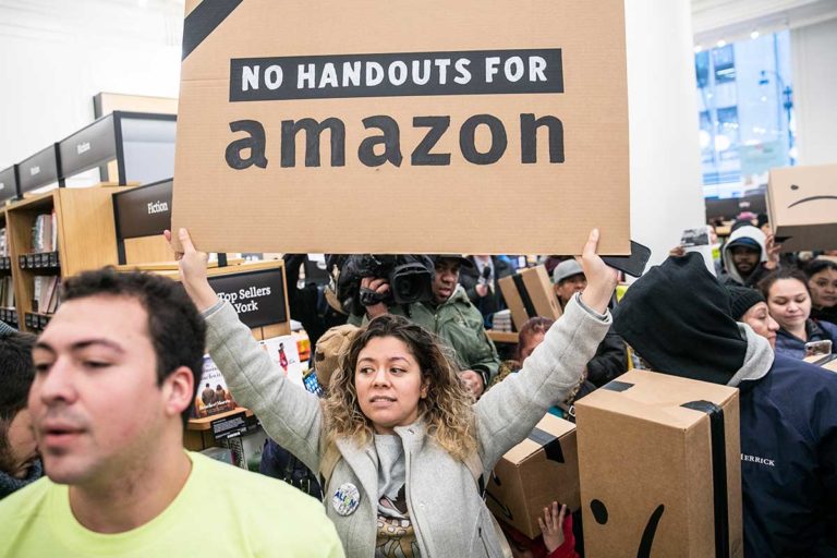 Don’t Let Amazon Bully New York:  Mass Demonstrations Needed to Defeat Corporate Greed