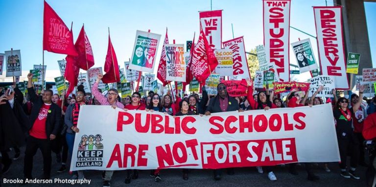 Oakland Teachers Step Up Fight Against Billionaire Charter School Profiteers