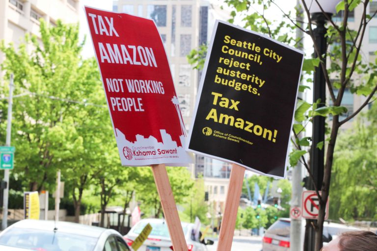 Seattle Tax Amazon Fight Heats Up: Report from Third Action Conference
