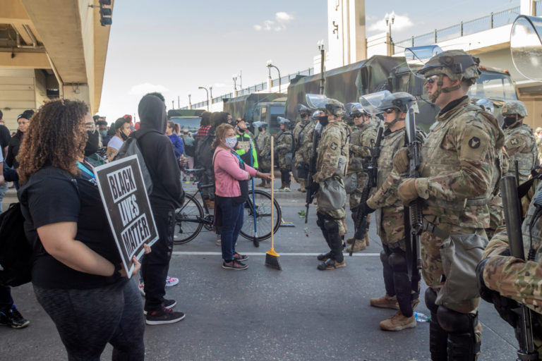 National Guard in Minneapolis – Mass, Coordinated Action Needed to Win #JusticeForGeorgeFloyd