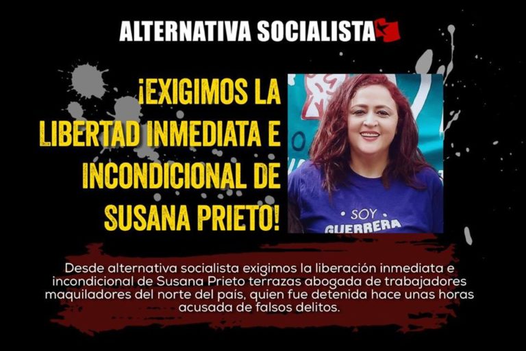 Mexico: For the Immediate and Unconditional Freedom of Susana Prieto!