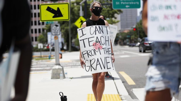 Teachers Union Threatens Strikes against Unsafe School Reopenings