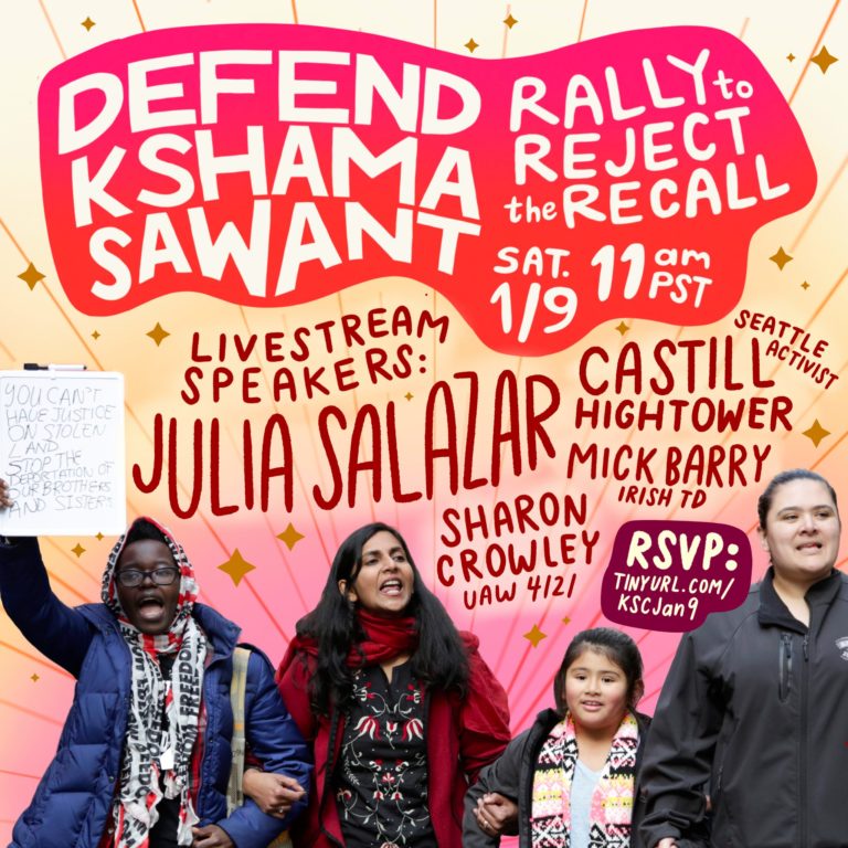 Kshama Sawant’s Speech at the Rally Against the Recall