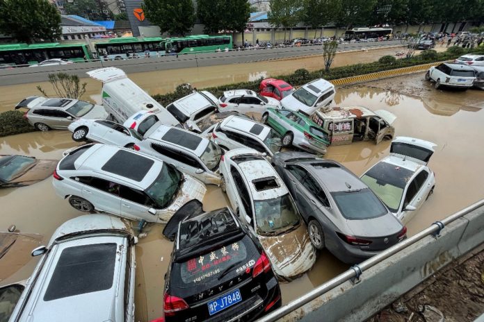 CHINA-WEATHER-FLOOD